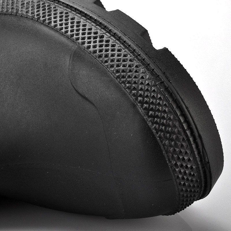 Botas de goma de chuva de PVC W-6036 Preto