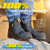 Botas de segurança compostas certificadas pela CSA | Botas de trabalho sem metal M-8025NBK