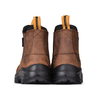 Botas de trabalho de mineração com biqueira de aço com punho de escada aprovadas M-8025NBLG