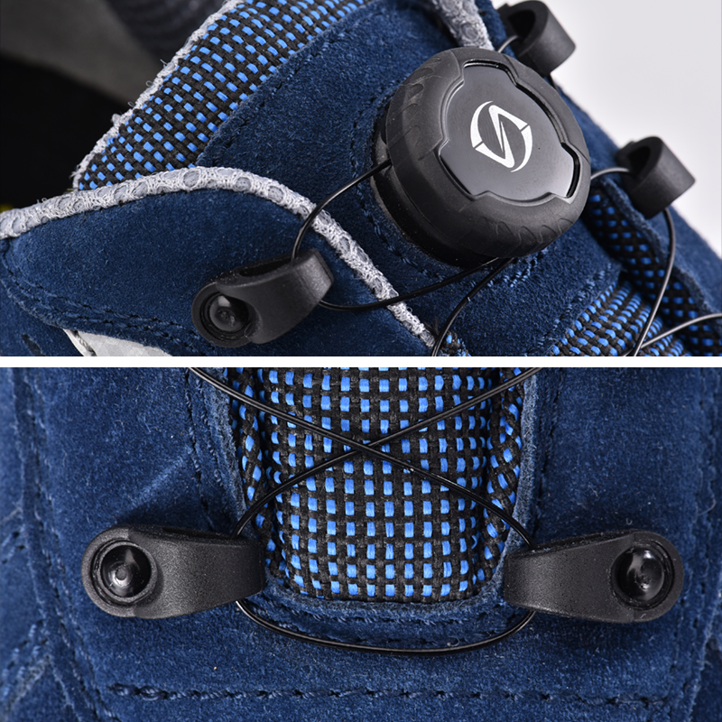 Sapatos de segurança esportivos sem metal com fechamento TLS L-7328