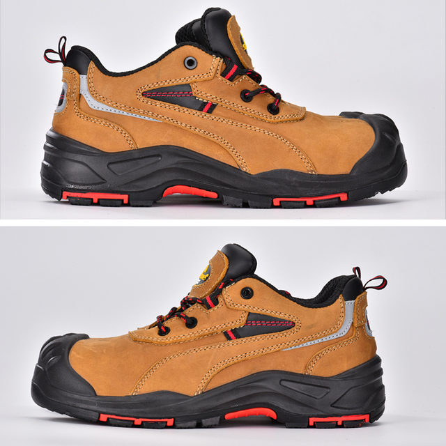 Sapatos de segurança antiestáticos e resistentes a óleo L-7510 Overcap