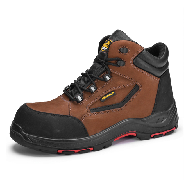 Botas de trabalho masculinas resistentes a óleo e deslizamento, não isoladas, ESD, dissipação estática de grafite M-8361