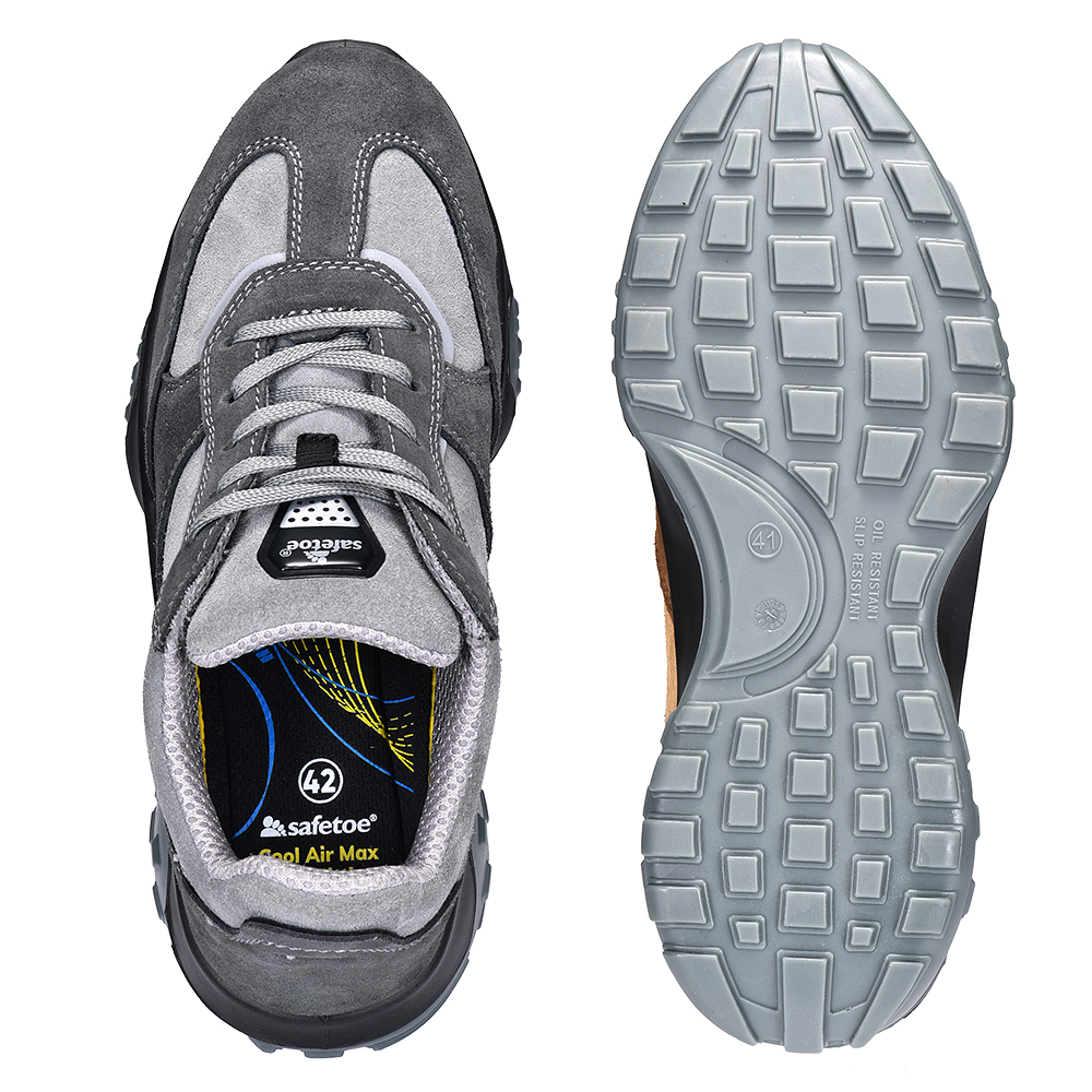 Sapatos de segurança com biqueira composta antichoque para logística 