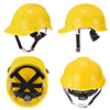 Capacete de segurança de construção ventilado W-018