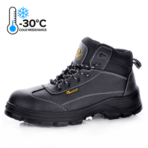 Botas de trabalho de segurança para inverno Cool Steel Biqueira M-8305