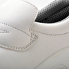 Sapatos de segurança de trabalho com bico composto branco para chef de cozinha