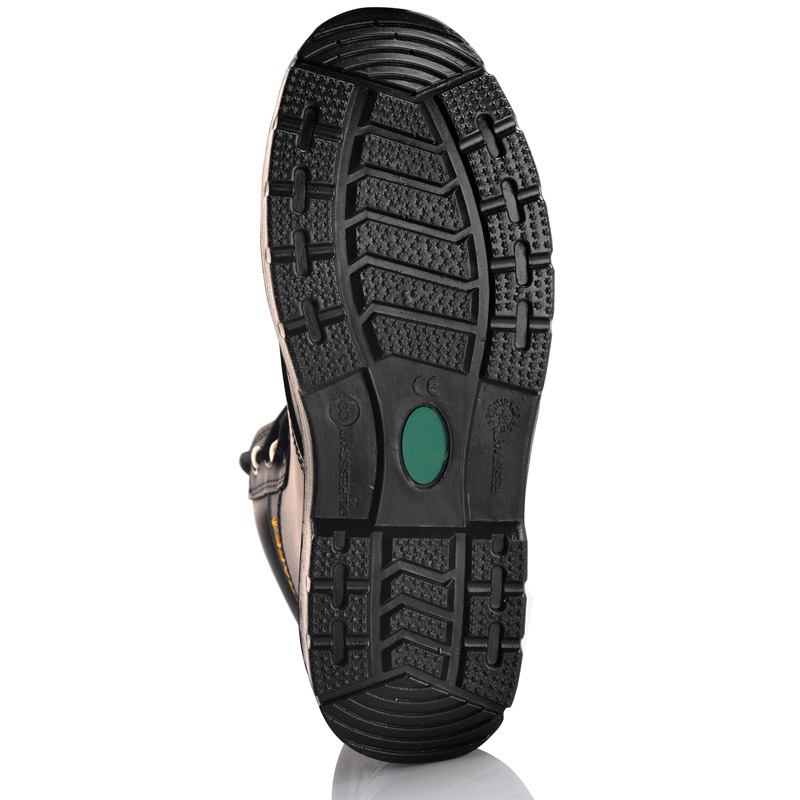 Sapatos de segurança de couro liso M-8149