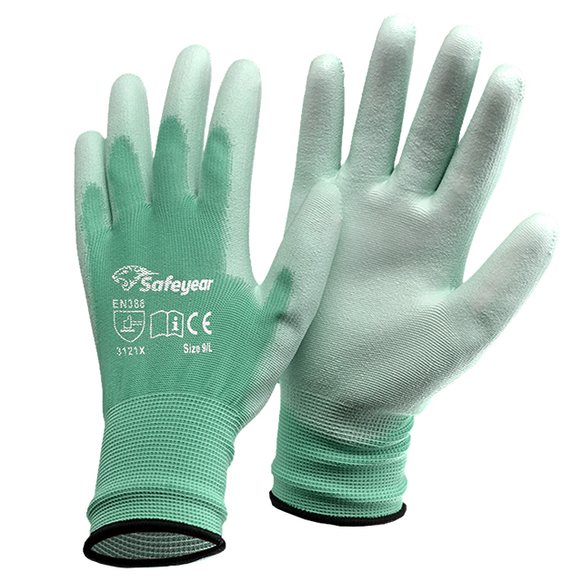 Luvas GreenWork revestidas com PU FL-PU2002