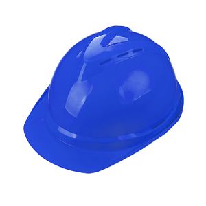 Capacete de trabalho protetor azul W-002 