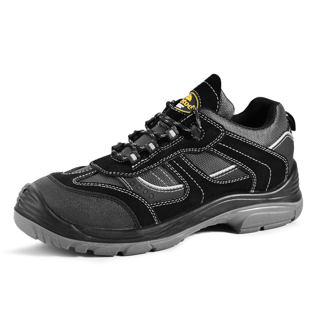 Sapatos de segurança de couro sem metal L-7502