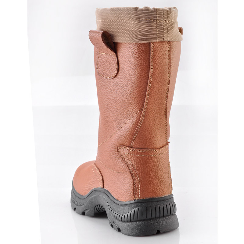 Botas quentes de trabalho de segurança para inverno H-9426 marrom
