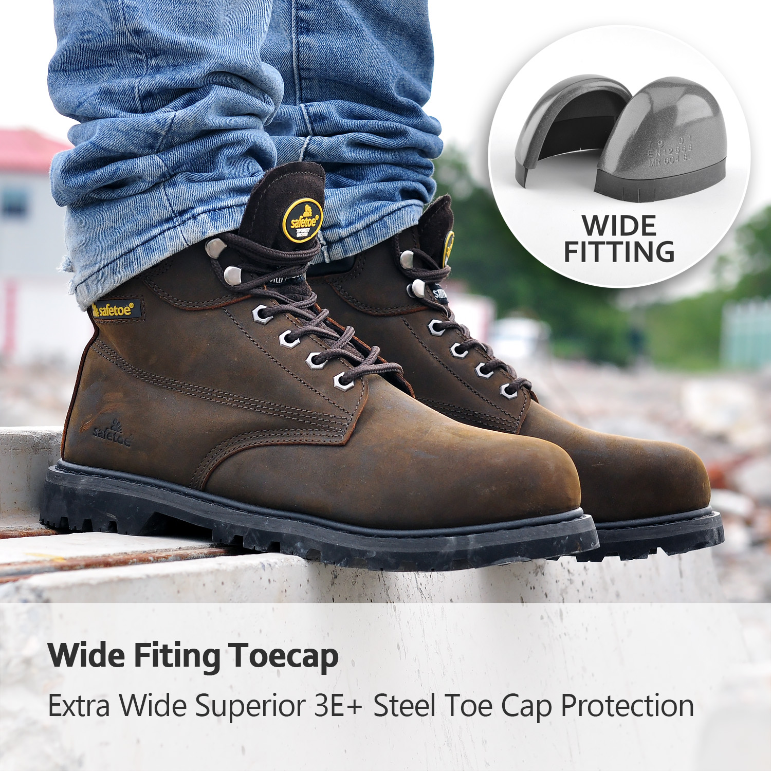 Botas de segurança com cunha clássica M-8179 Super 