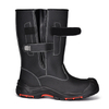 Botas altas de inverno forradas com pele de inverno com biqueira de segurança para clima frio H-9425 inverno