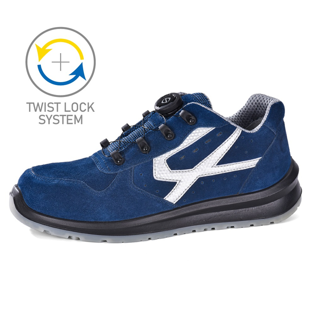 Sapatos de segurança esportivos sem metal com fechamento TLS L-7328