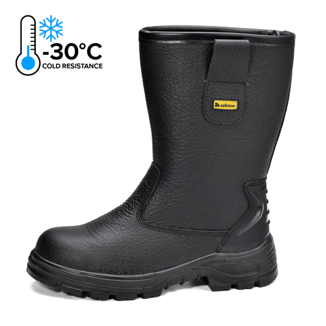 Calçado de segurança para pavimentação de asfalto com sola de borracha PU S3 H-9430B