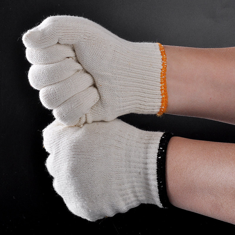 Luvas de trabalho de segurança de algodão FL-7219