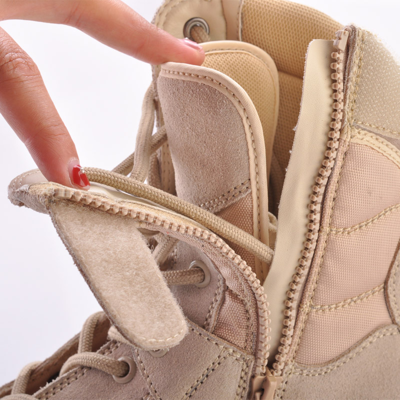 Botas de trabalho da polícia antiderrapantes do exército tático segurança biqueira de aço combate botas militares de trabalho H-9438