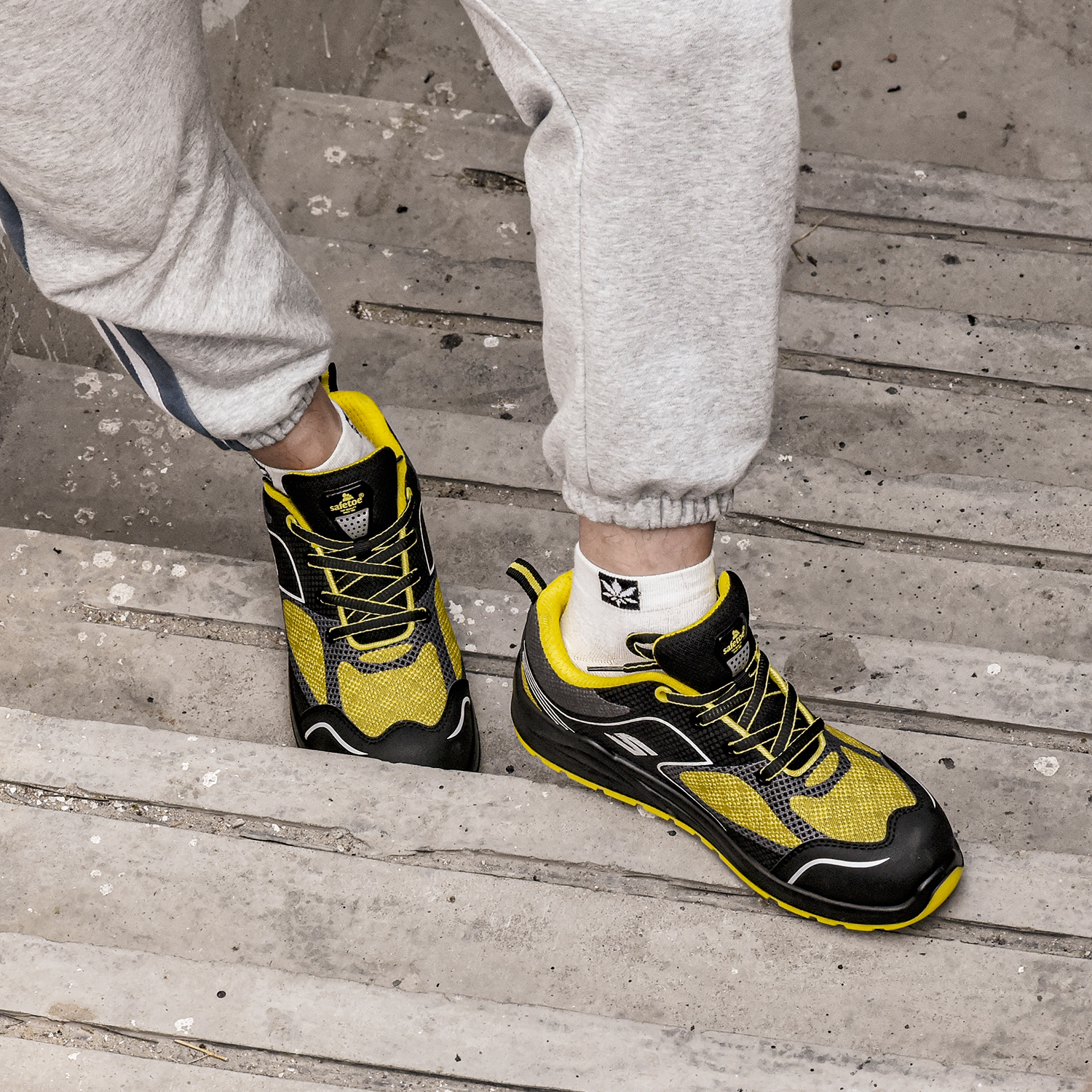 Sapatos de segurança com novo design S1P L-7501 Grapefruit (Speed)