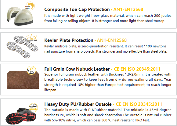 botas de seguran&ccedil;a pesadas