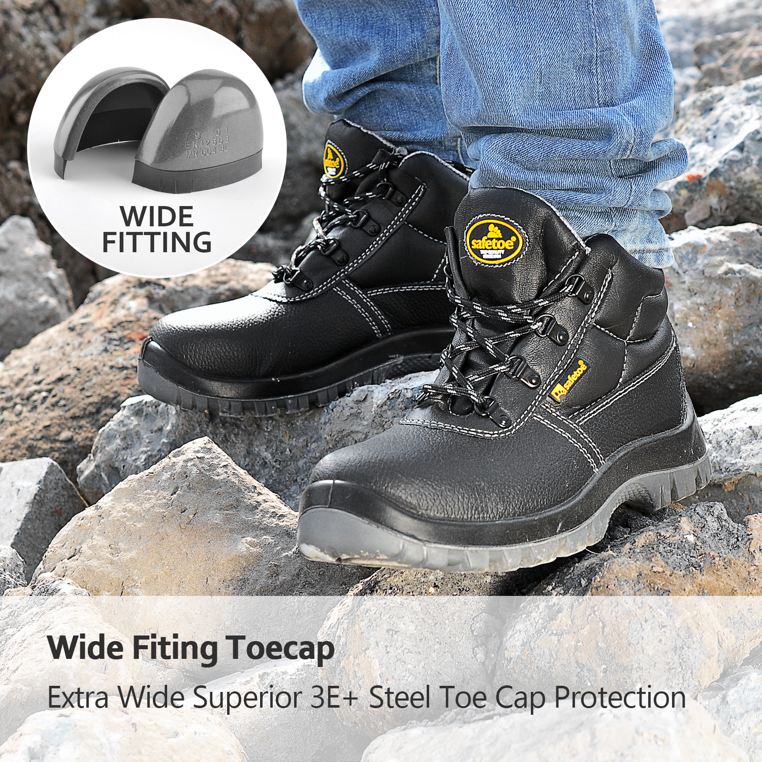 Sapatos de segurança CE mais vendidos M-8010