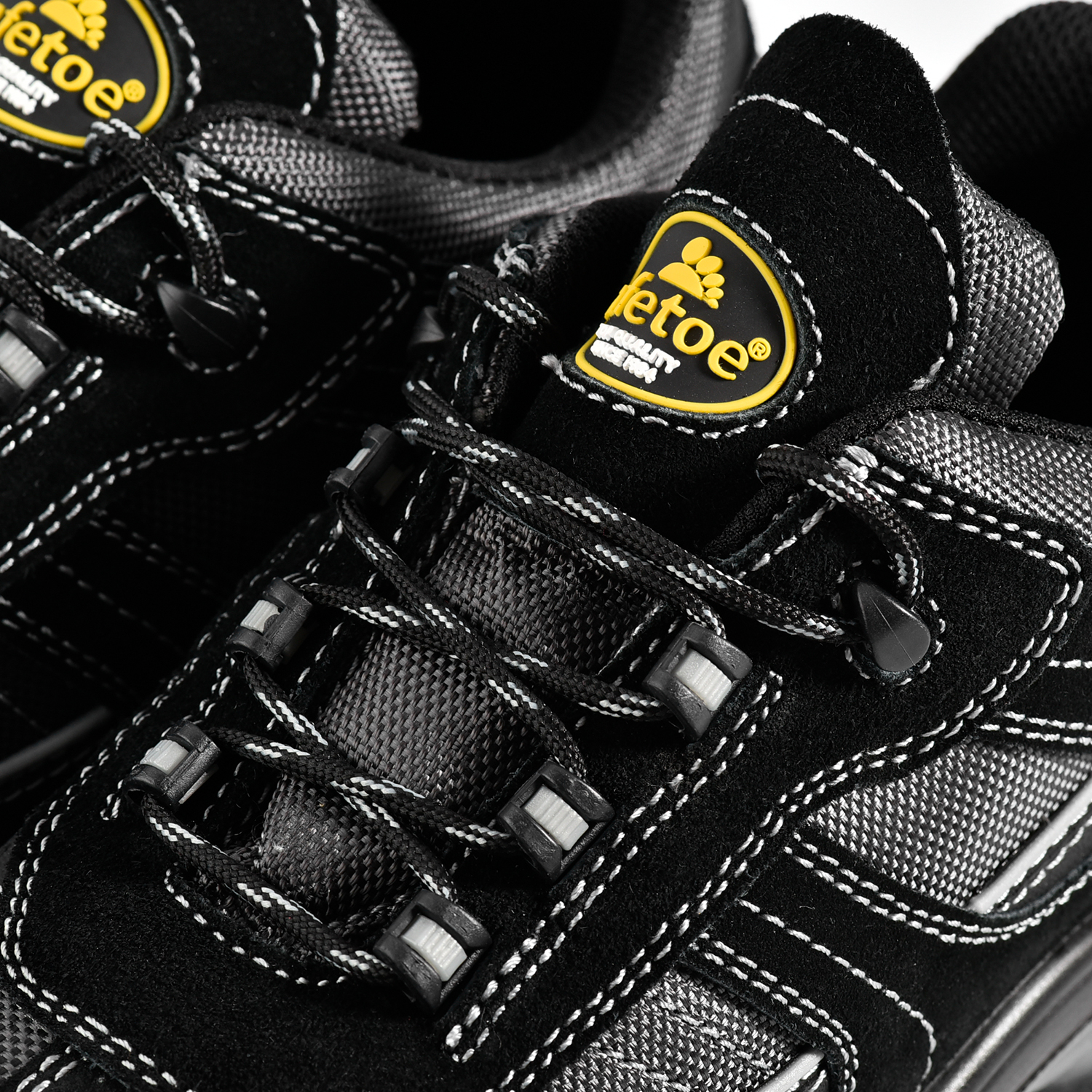 Sapatos de segurança de couro sem metal L-7502