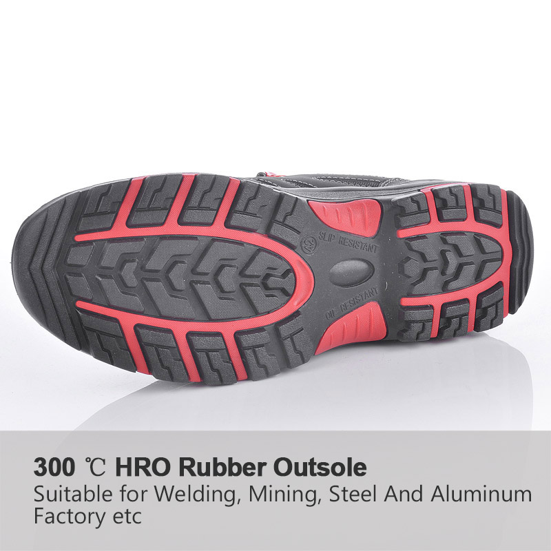 Sapatos de segurança de couro industrial L-7241