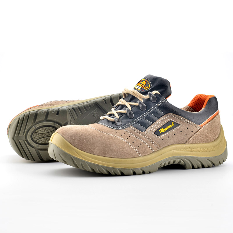 Sapatos de segurança de verão com biqueira de aço L-7268 bege
