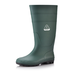 Botas Wellington Ocupacionais – Botas de Chuva de Trabalho em PVC Impermeáveis ​​para Agricultura e Pecuária (Verdes)
