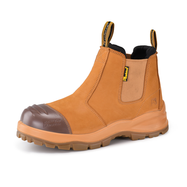 Botas de trabalho de mineração com biqueira de aço com punho de escada padrão australiano | M-8025NBYLG