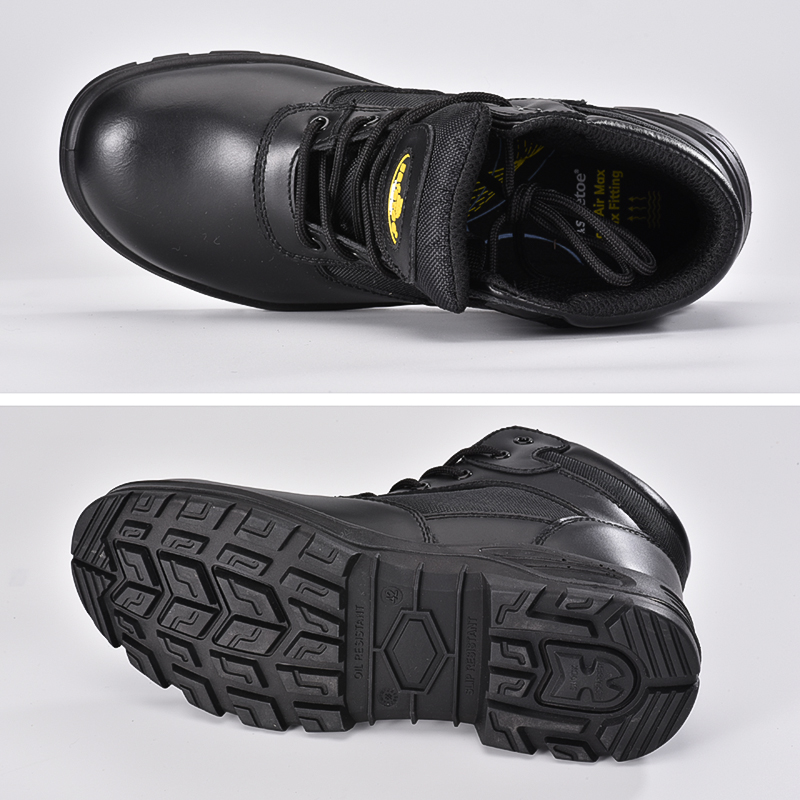 Botas Policiais de Couro Preto M-8515NS