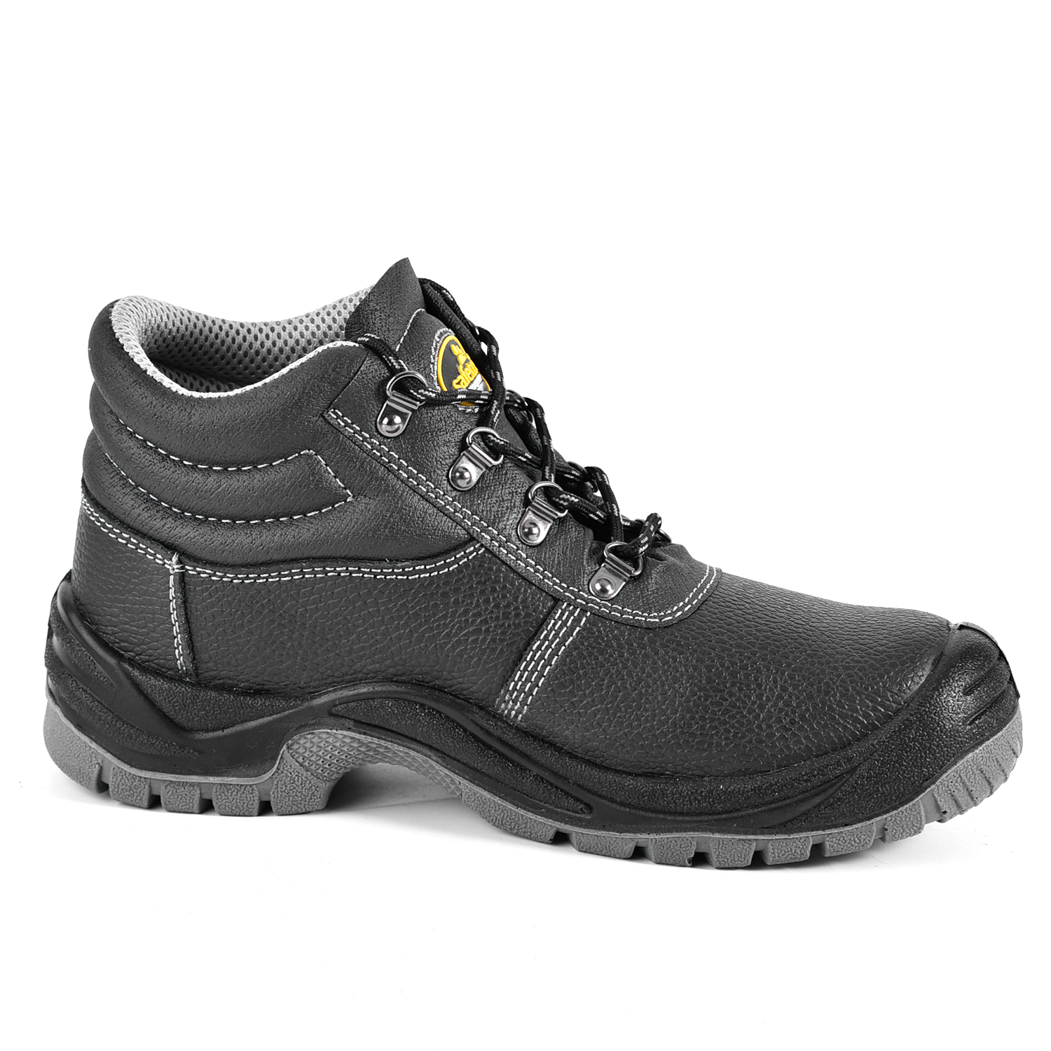 Botas com biqueira de aço protetora preta Site