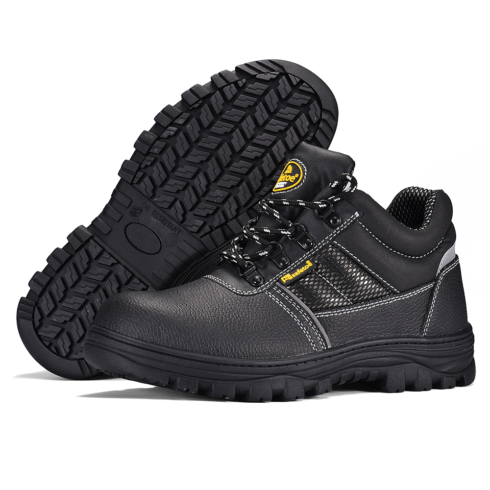 Botas de trabalho de segurança resistentes ao calor biqueira de aço M-8215RB