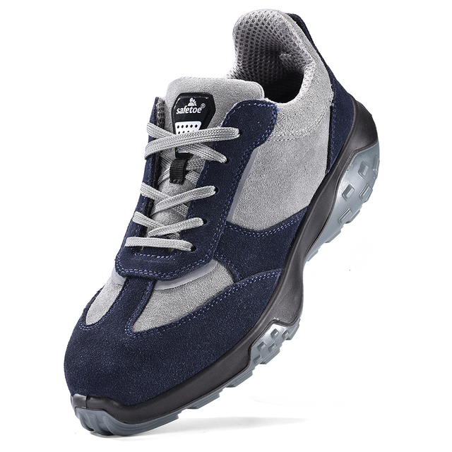 Sapatos de segurança de trabalho femininos femininos com biqueira de segurança