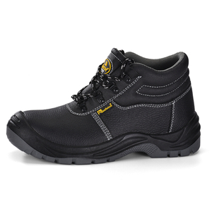 Botas de trabalho com biqueira de aço industrial e construção M-8138 cinza