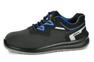 Tênis de trabalho com biqueira composta de logística L-7512 azul