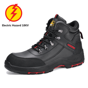 Botas masculinas de segurança de trabalho à prova d'água com bico composto à prova d'água para homens 
