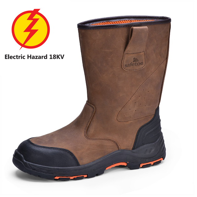 Melhores botas de trabalho de segurança para homens com classificação EH para eletricistas