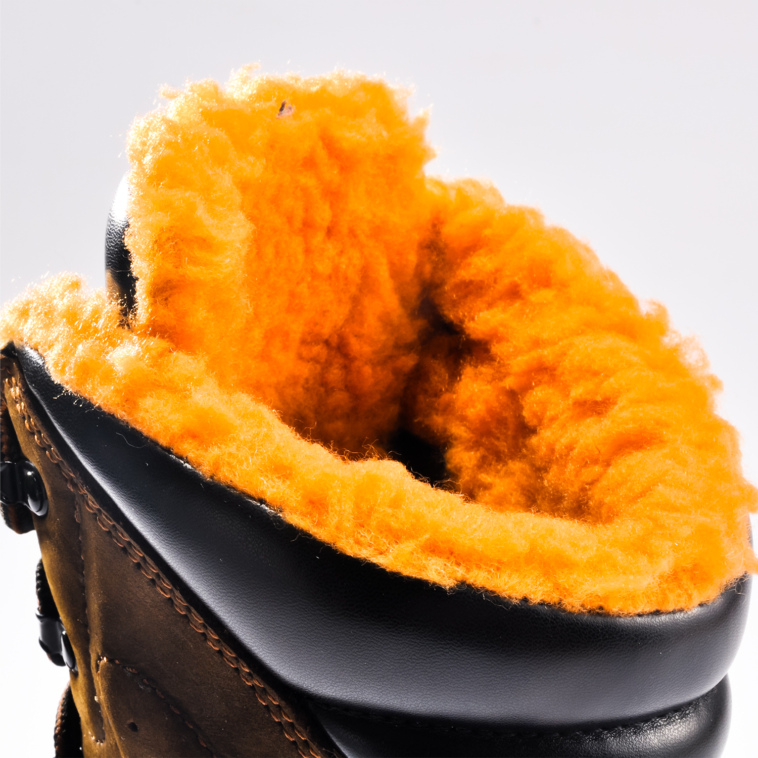 Botas de trabalho de segurança forradas com forro de pele Rigger inverno bico de aço H-9537