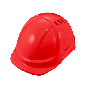 Capacete de segurança ABS vermelho W-037