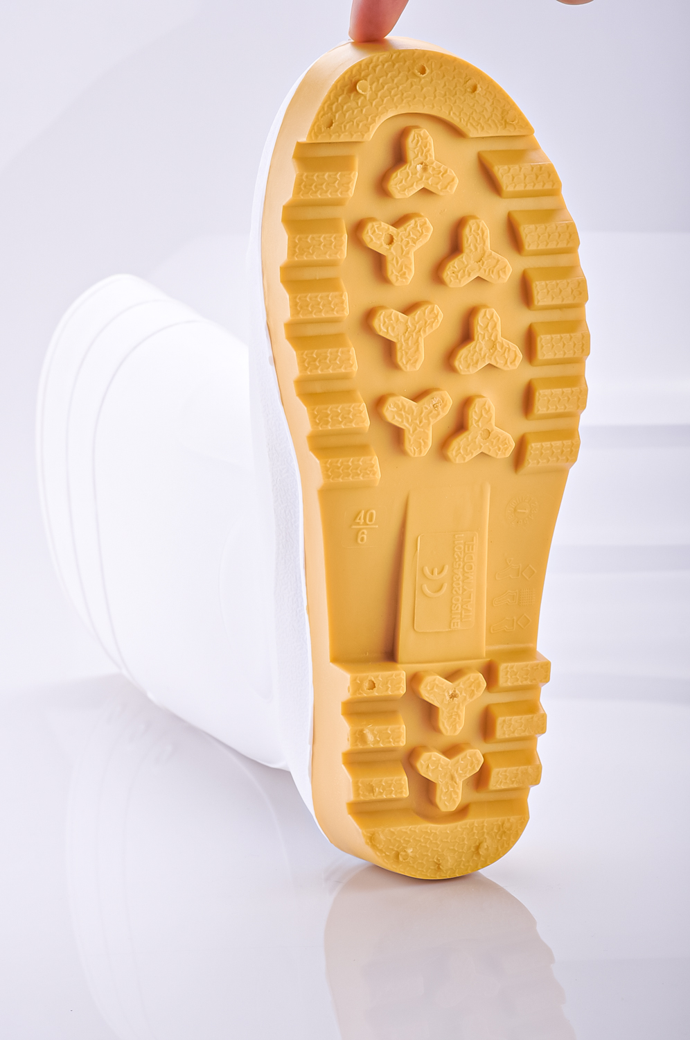 Botas de chuva Wellington PVC W-6037 Branco