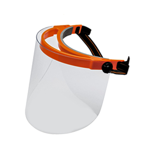 Protetor facial de segurança montado em PC M-8001