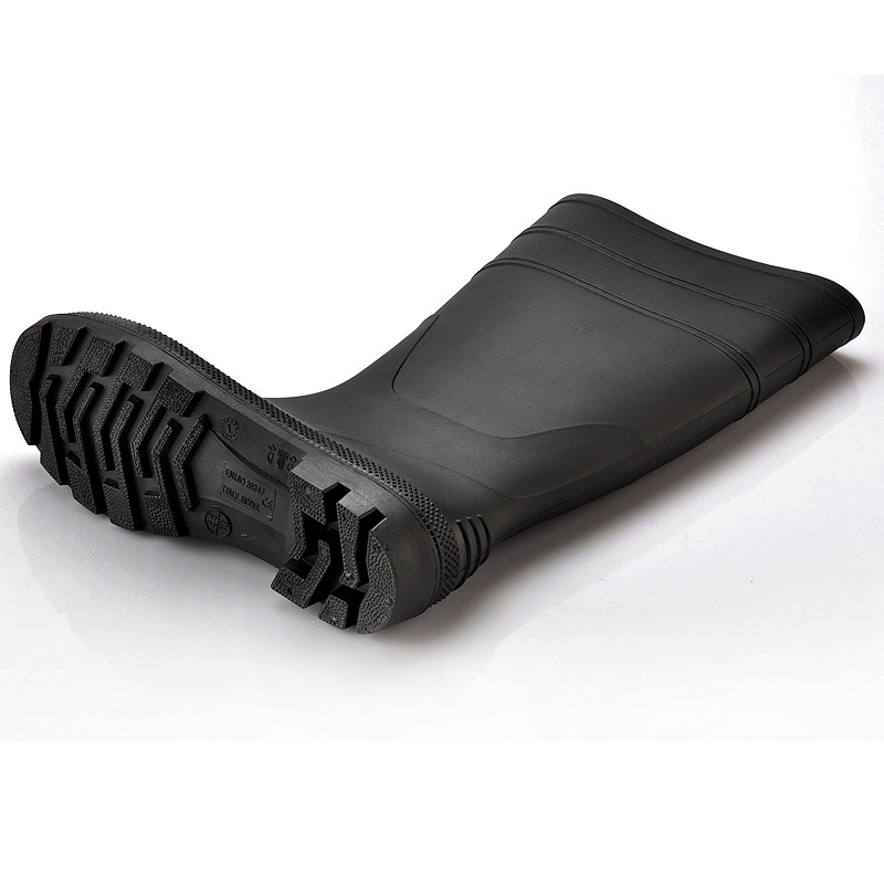 Botas de goma de chuva de PVC W-6036 Preto