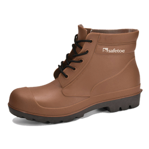 Botas de chuva baixa masculinas W-6050 marrom