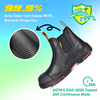 Botas de segurança compostas certificadas pela CSA | Botas de trabalho sem metal M-8025NBK