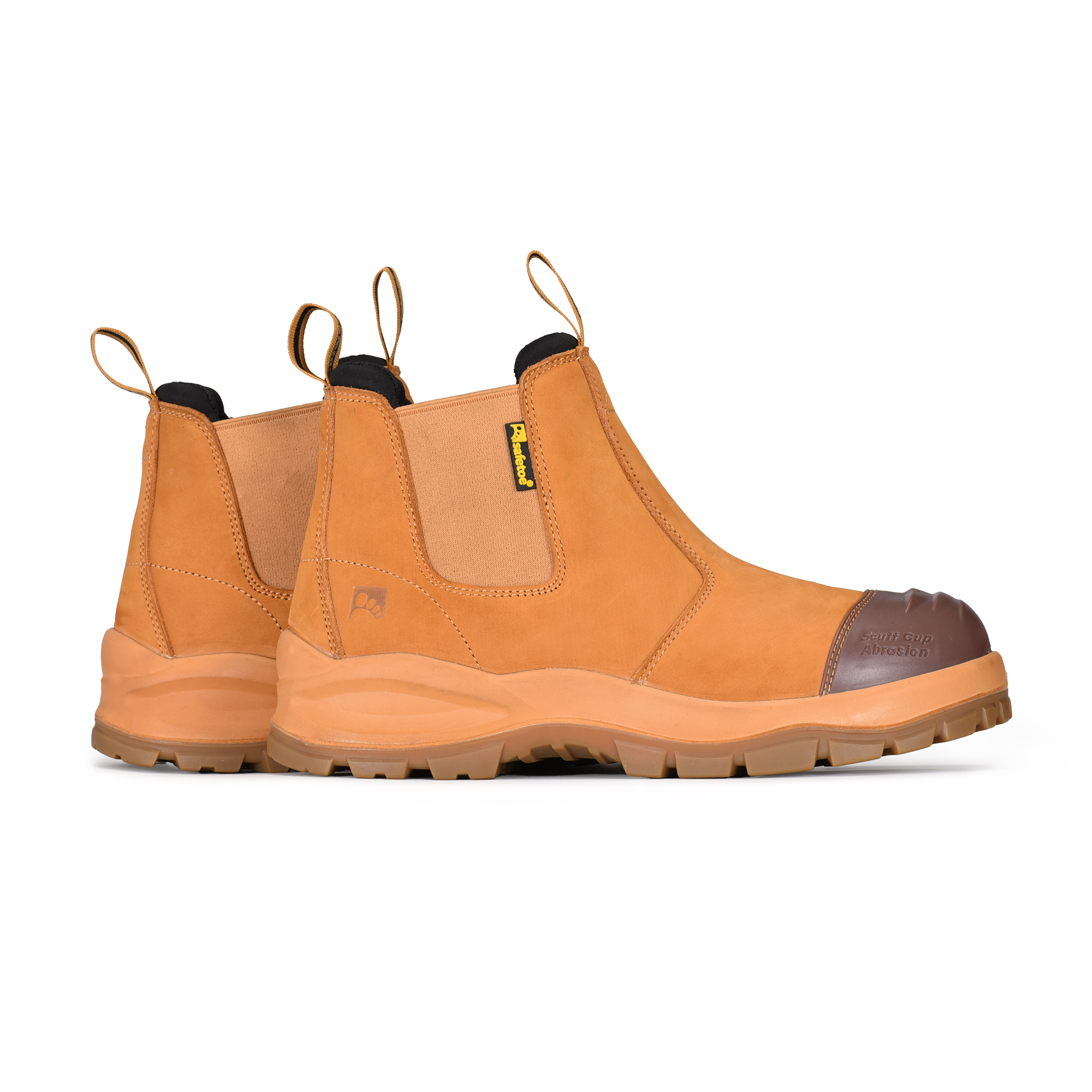 Botas de trabalho para mineração com biqueira de aço com punho de escada M-8025NBYLG