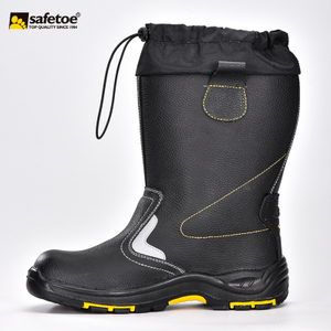 Botas de segurança para soldagem com biqueira de aço Sapatos de segurança para soldador H-9426 novo