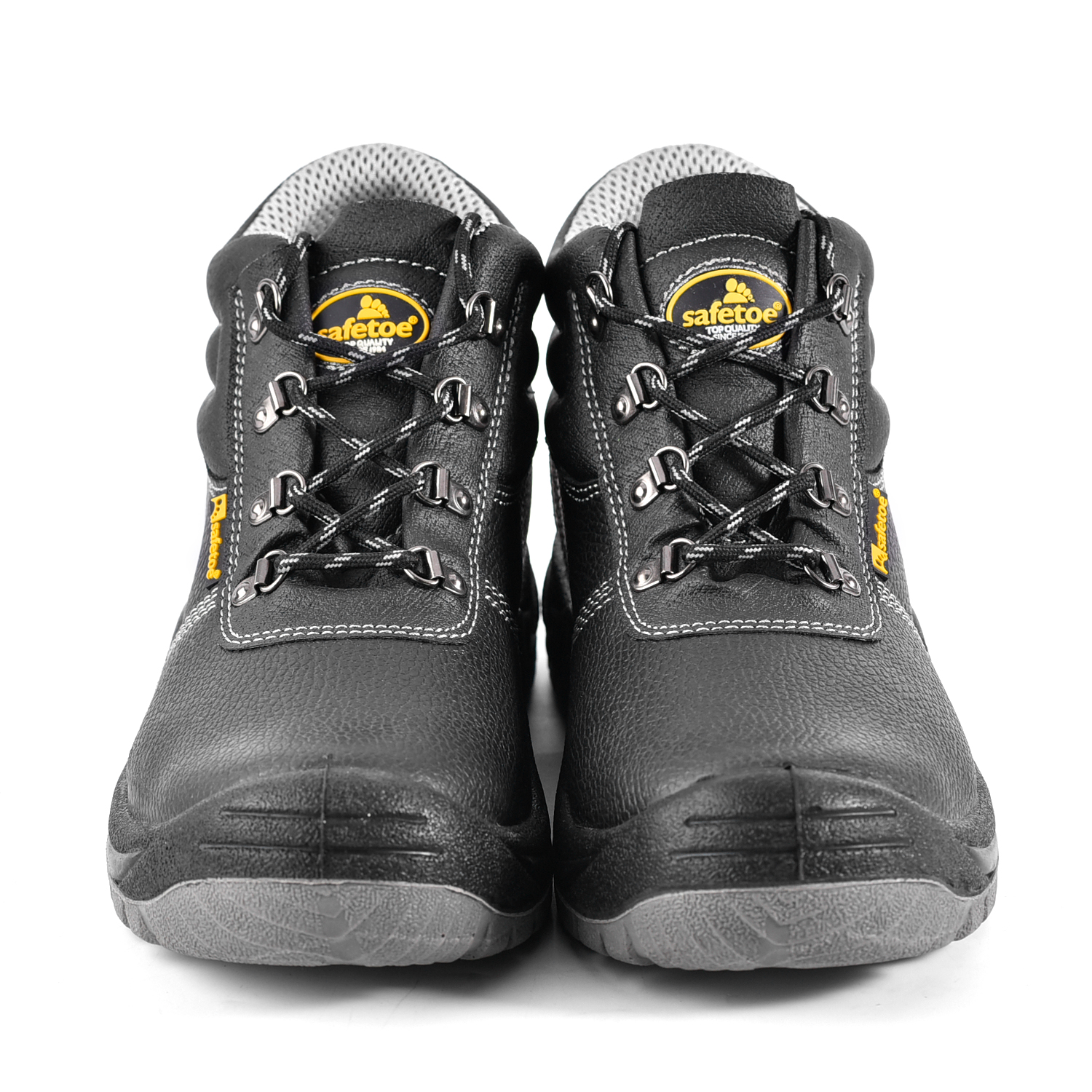 Botas com biqueira de aço protetora preta Site
