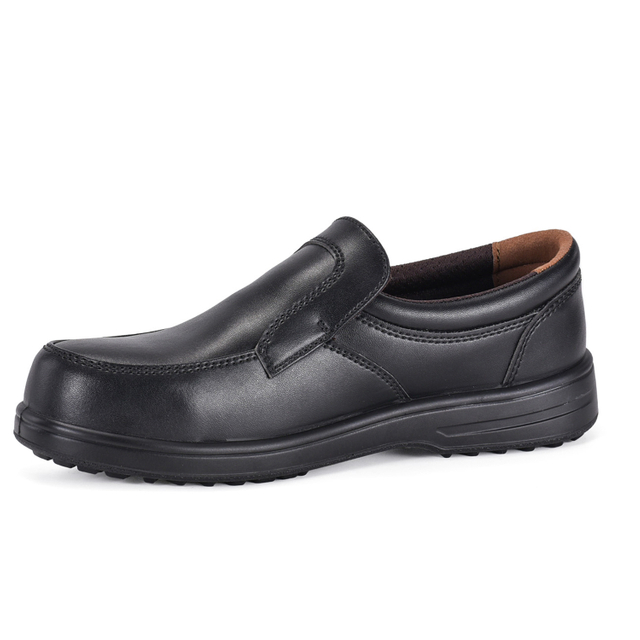 Sapatos de segurança slip-on executivos e gerentes com biqueira composta e proteção Kevlar | L-7610