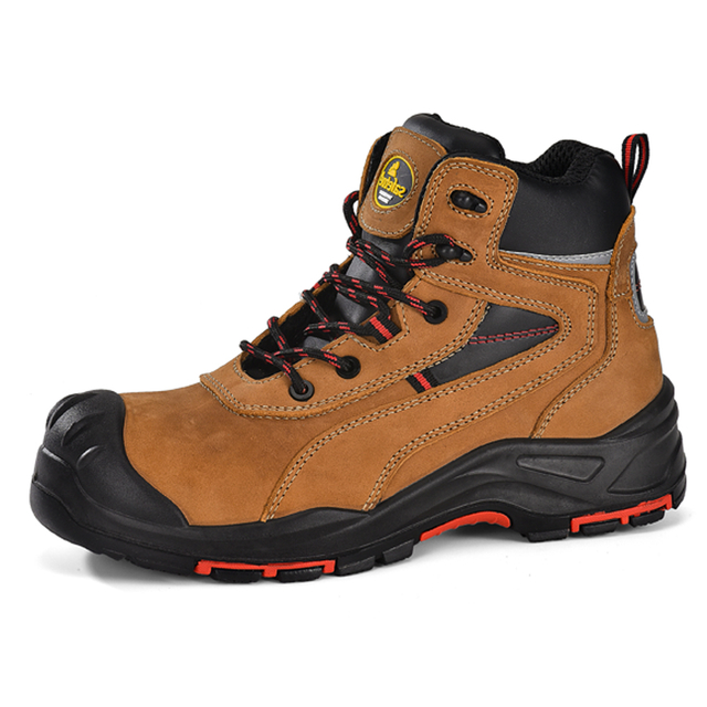 Botas de segurança resistentes a óleo e deslizamento com biqueira composta M-8518 sobrecapa