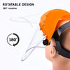 Protetor facial industrial com viseira transparente M-5002A1